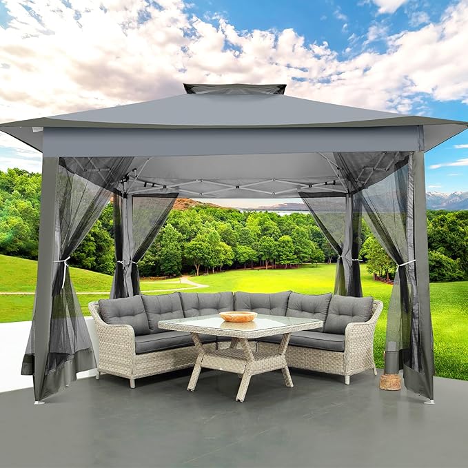 COBIZI 12x12 FT Pop up Gazebo on Clearance Outdoor pop up Canopy Tent, carpas by COBIZI