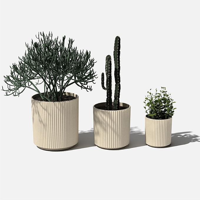 Veradek Demi Series Set of 3 Round Planters - Image 9