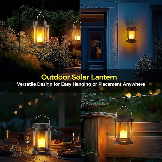 Solar Lantern Outdoor Indoor Use – Hanging Solar Lights - Image 5