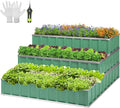 VIVOSUN 3-Tier Metal Raised Garden Bed, Vegetables and Herbs by VIVOSUN