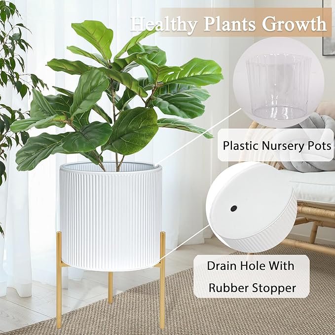 ARNIS Modern Plant Pots, Large Size Metal Pots - Image 4