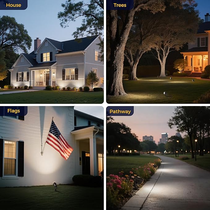 L LOHAS LED 5W Dusk to Dawn Outdoor Lighting, Auto On/Off 6000K Landscape - Image 7