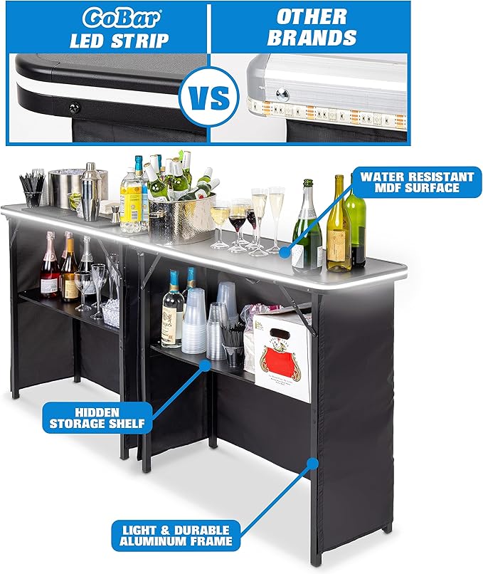 GoBar Portable Double Bar Table Set - Image 6