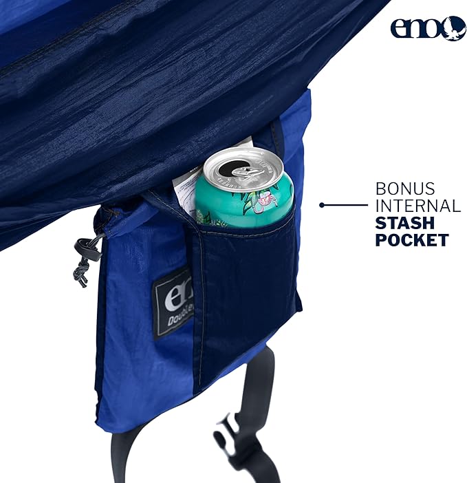 ENO, Eagles Nest Outfitters DoubleNest Lightweight Camping Hammock, 1 to 2 - Image 3