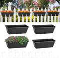smusei Railing Planter Box 4 Pack Window Boxes Planters by smusei
