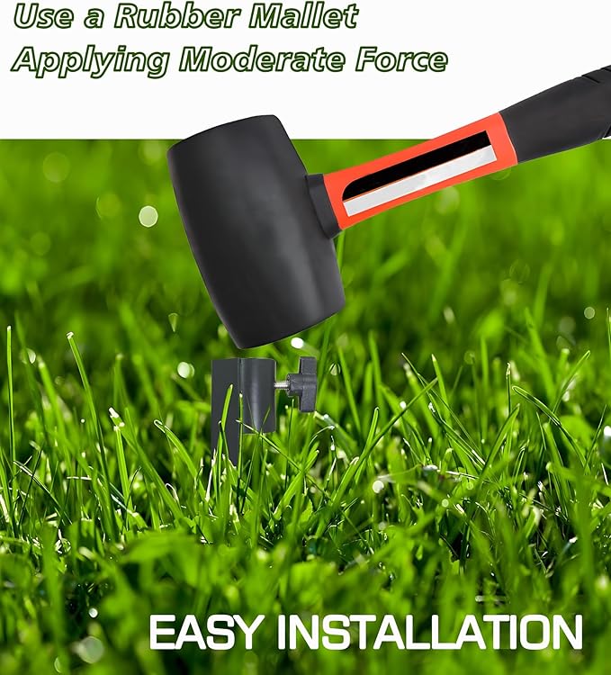 Outdoor Metal Stakes for Ground, Garden Stakes for Lights, Used for Replacement - Image 4