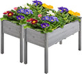 Yaheetech 2pcs Raised Garden Bed Outdoor Horticulture by Yaheetech