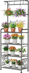 Plant Stand Indoor Outdoor Heavy Duty Metal by GIOTORENT