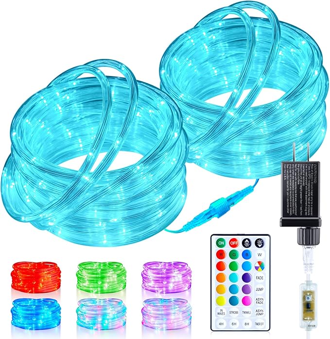 Minetom Color Changing Rope Lights Outdoor by Minetom