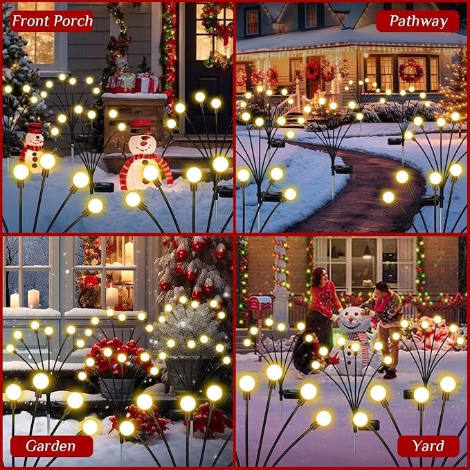Solar Firefly Lights 16 LED Swaying Outdoor Waterproof Decorative Lights - Image 9