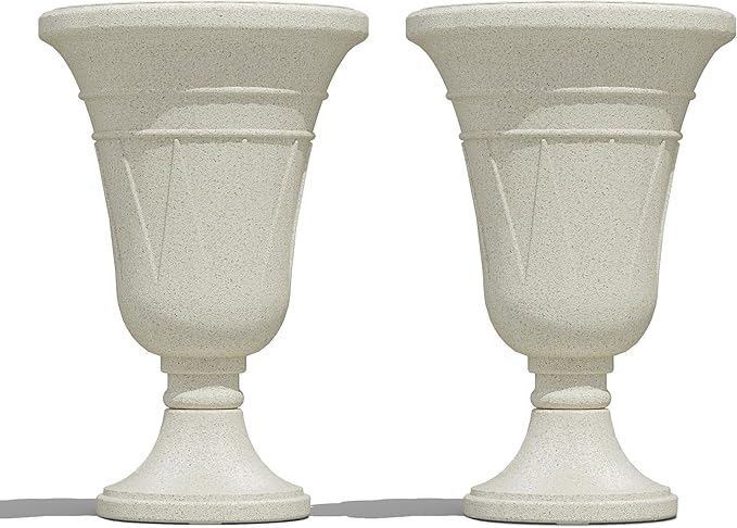 23" Tall Planters for Outdoor Plants Set of 2, Planter - Image 8