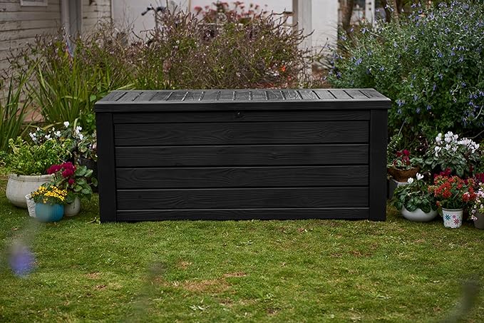 Keter Westwood 150 Gallon Resin Large Outdoor Storage Box - Image 4