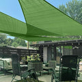 LOVE STORY Custom Size 10'x18'x20.6' Piquant Green Sun Shade Sail Right by LOVESTORY