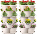 VIVOSUN 2-Pack 5 Tier Vertical Gardening Stackable Planter by VIVOSUN