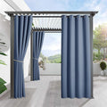 RYB HOME Outdoor Curtains for Patio Waterproof Block Sunlight Thermal Insulated by RYBHOME