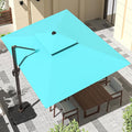 9' X 12' Cantilever Outdoor Patio Umbrellas by ORYNTREX