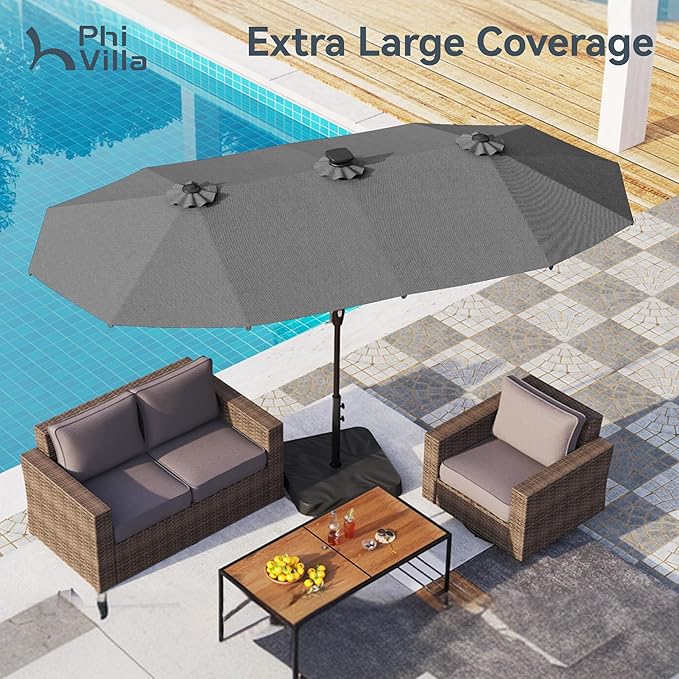 PHI VILLA 13ft Patio Umbrella - Image 4