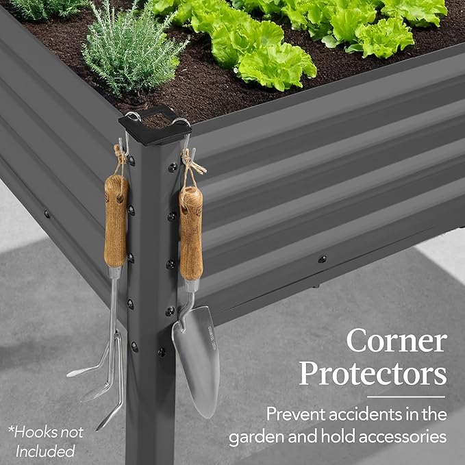Best Choice Products 48x24x30in Galvanized Raised Garden Bed, Metal Elevated - Image 7