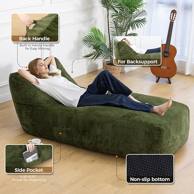 Giant Bean Bag Lounger Chair for Adults - Image 3