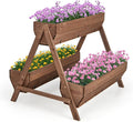 Giantex Vertical Raised Garden Bed, 3 Large Wood Planter Boxes by Giantex