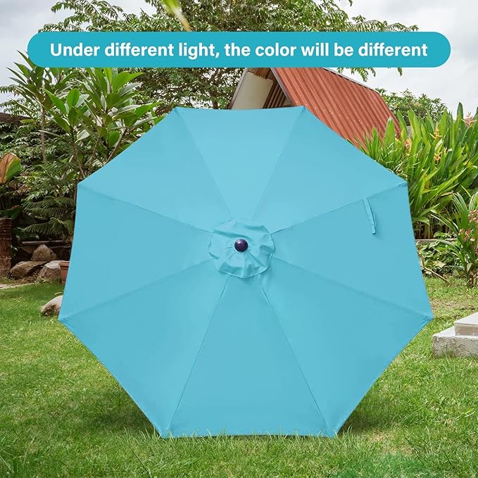 Simple Deluxe 9' Patio Umbrella Outdoor Table Market Yard Umbrella - Image 3