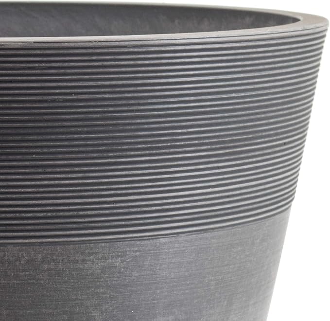 Arcadia Garden Products FM35CT Etched Pot 14x11-Cement - Image 3