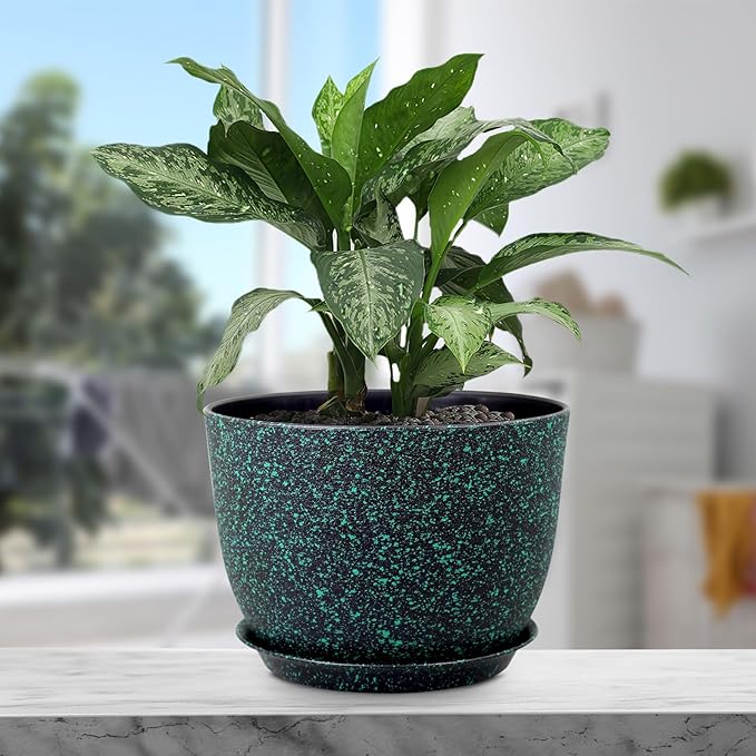 12 inch Large Plant Pots, Plastic Planters - Image 5