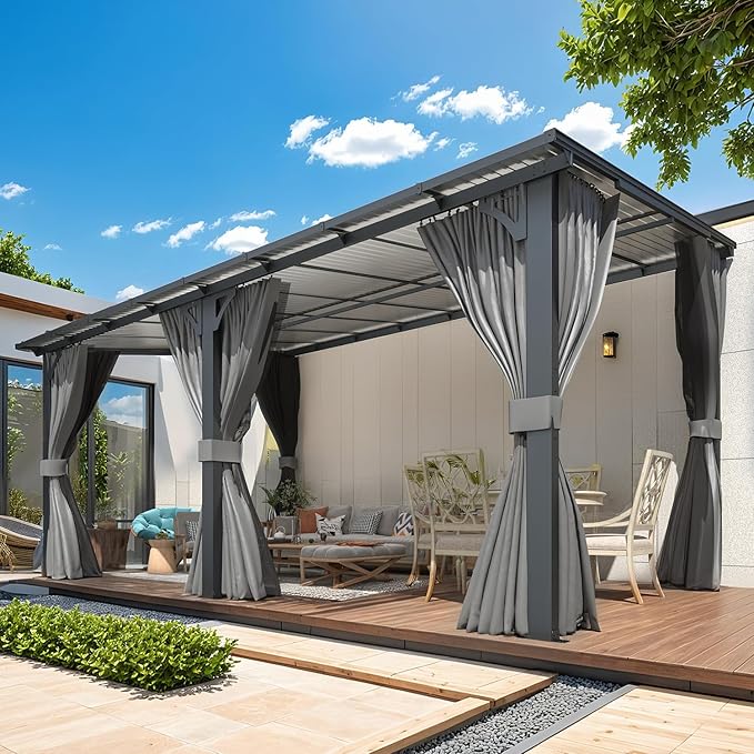 AECOJOY 16' x 10' Gazebo Outdoor Pergola by AECOJOY