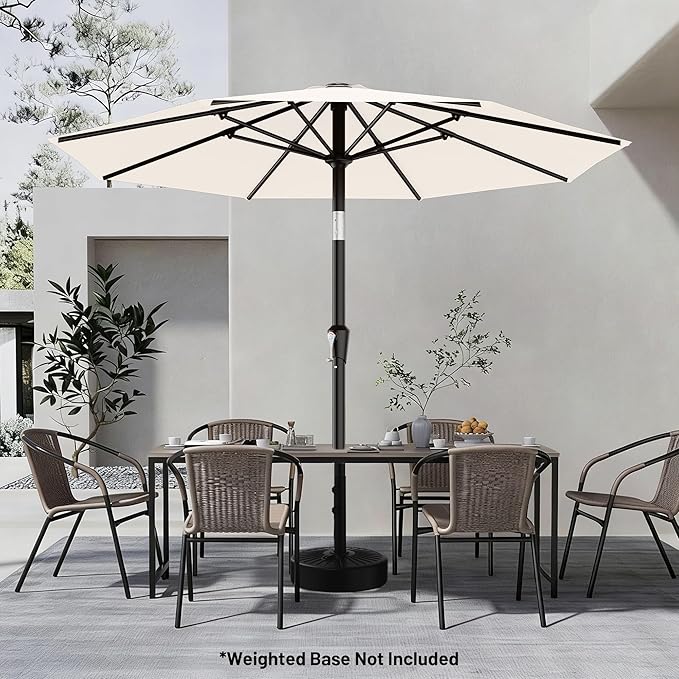 AreShark 9 FT Patio Umbrella for Outdoor, Outdoor Table Umbrella - Image 6