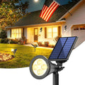 Solar Lights Outdoor Waterproof IP65, 3000K Super Bright LED, 2 Lighting Modes by JEJOT
