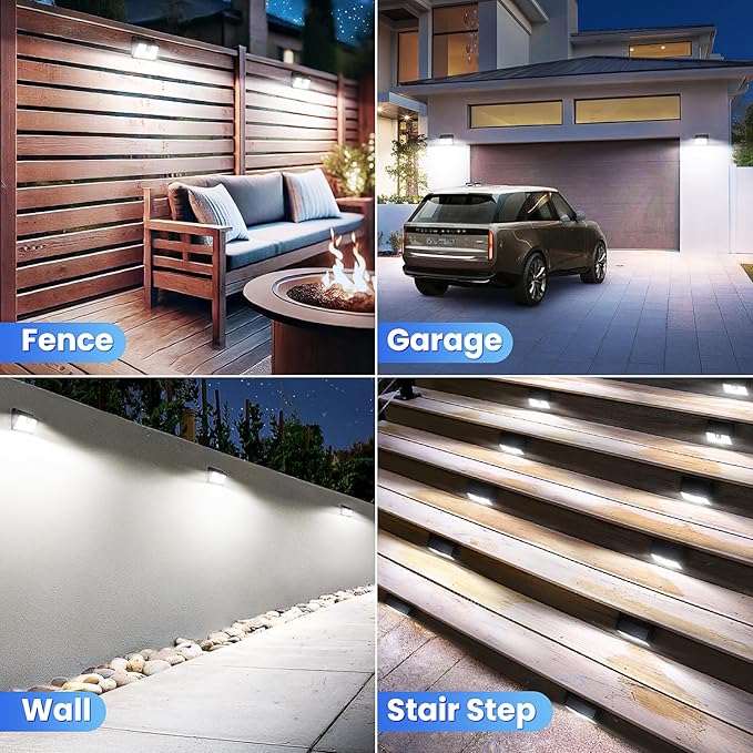 Solar Motion Sensor Outdoor Lights, Super Bright Solar Lights Outdoor Waterproof - Image 6
