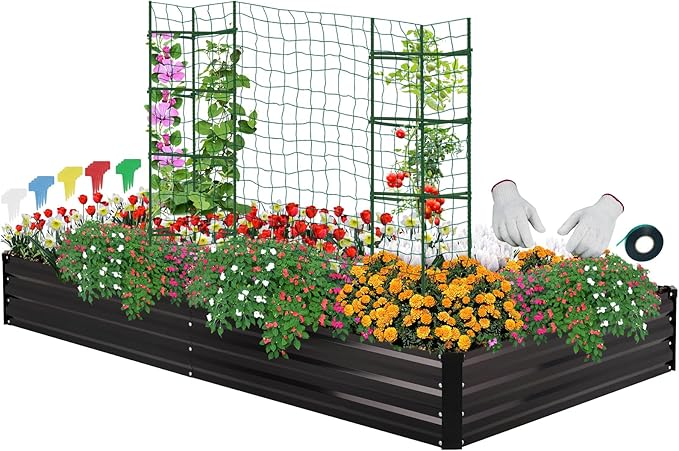 ONCEMORE Galvanized Raised Garden Bed by ONCEMORE