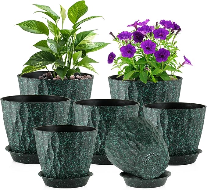 7/6.5/6/5.5/5/4.5/4 inch Plant Pots by Meowell