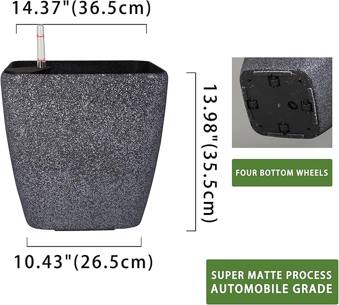 Dexceder 15x14 Self Watering Planter - Image 3