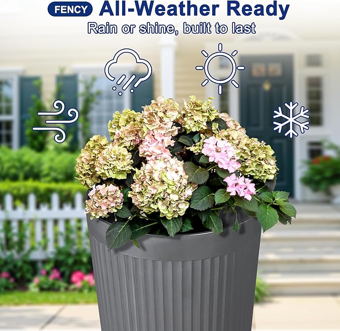 FENCY 2Pack 24IN Self Watering Planter - Image 3