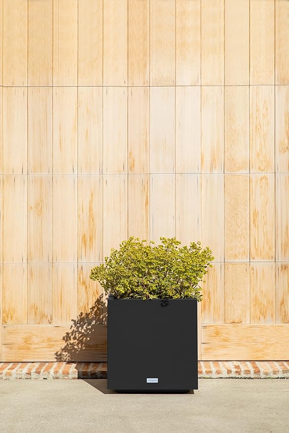 Veradek Block Series Cube Plastic Planter - Image 6