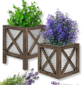 Autumn Alley Farmhouse Front Porch Planters Set of 2 Stand by AutumnAlley