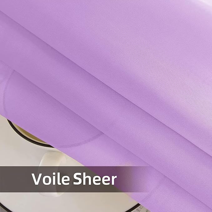 SpaceDresser Waterproof Outdoor Sheer Curtains - Image 9