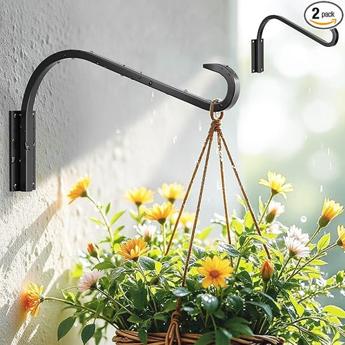 12 Inch 2 Pack Plant Hangers for Indoor/Outdoor Wall Mount by saffruff