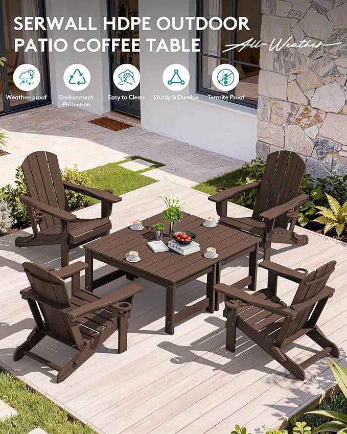 SERWALL Outdoor Coffee Table - Image 9