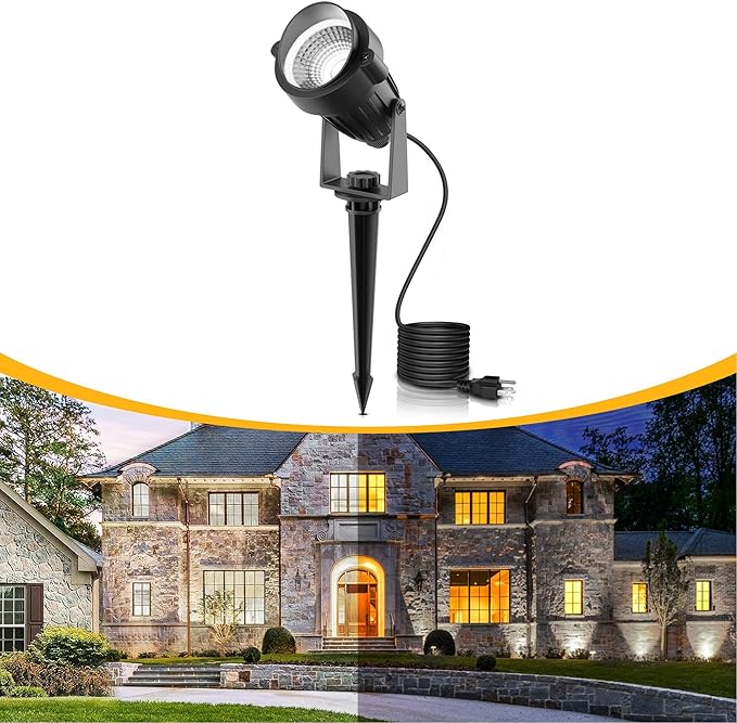L LOHAS LED 5W Dusk to Dawn Outdoor Lighting, Auto On/Off 6000K Landscape by LLOHASLED