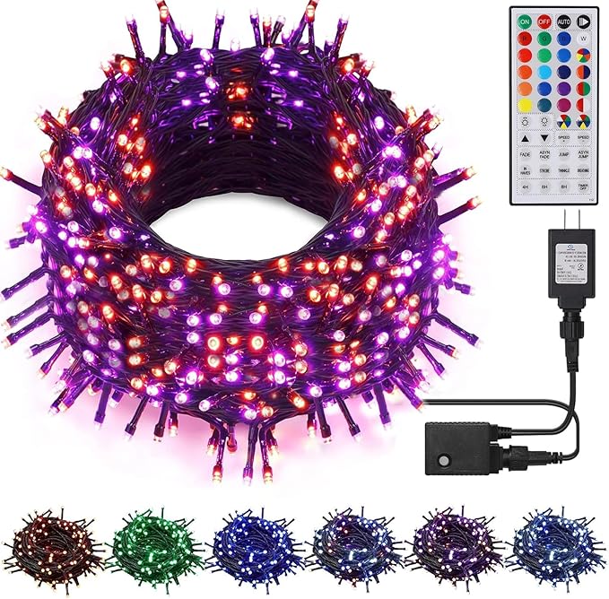 LJLNION 98.5ft Christmas Lights Color Changing - Image 8