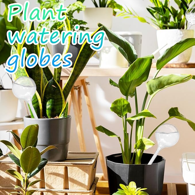 20 PCS Clear Plant Watering Globes, Plastic Watering Bulbs, Self Watering - Image 5