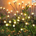 Solar Garden Lights Outdoor, 4 Pack Firefly Swaying Lights, Waterproof Garden by ZFNN