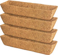 4 Pack 30 Inch Trough Coconut Liners by KarlliuHOMEGARDEN