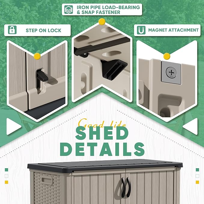 Devoko Outdoor Storage Cabinet 50 Cu Ft - Image 4