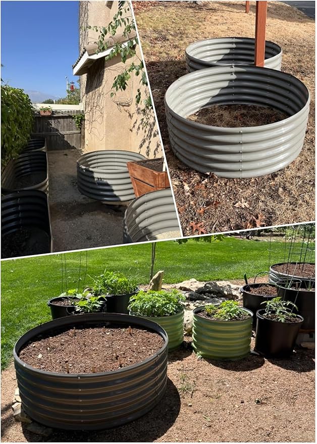 A ANLEOLIFE 2-Pack 4ft x 18” Tall Galvanized Raised Garden Beds Outdoor - Image 2