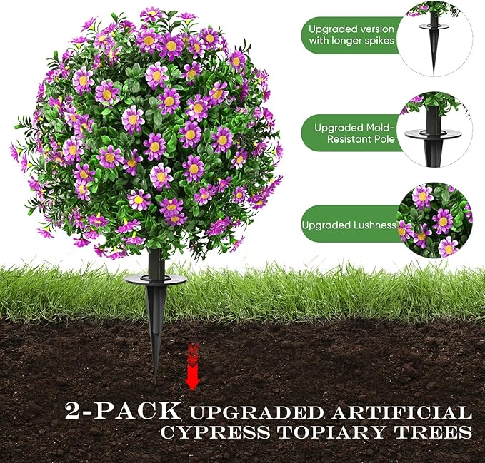 Artificial Topiary Bushes for Outdoors - Image 4