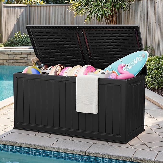 JUMMICO 270 Gallon Outdoor Storage Deck Box - Image 7