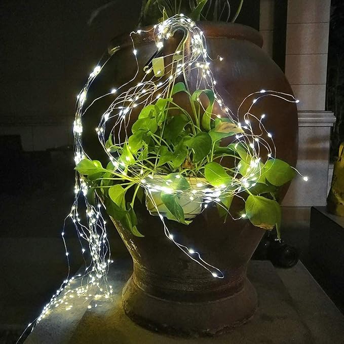 ZNYCYE 1 Pack 8 Modes Solar Waterfall Lights, Solar Fairy Lights Outdoor - Image 5